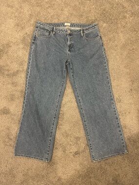 Pacsun Wide Leg Blue Jeans